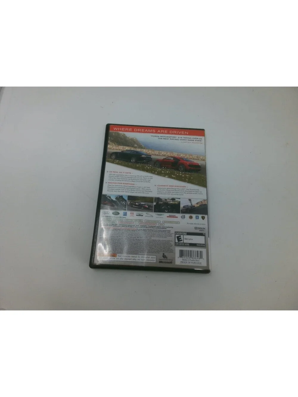 Forza Motorsport 3 Xbox 360 Game